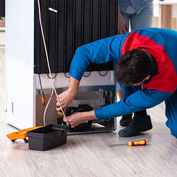 how much do you charge for refrigerator repair services in Newton Falls